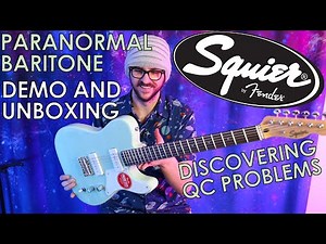 2021 Squier Paranormal Cabronita Baritone (Surf Green) | Demo and Unboxing