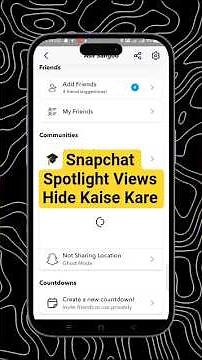 Snapchat Spotlight Views Hide Kaise Kare? Full Setting 😱