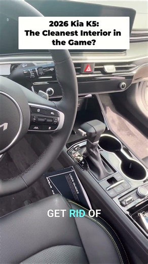 2026 Kia K5 The Cleanest Interior in the Game 🧼