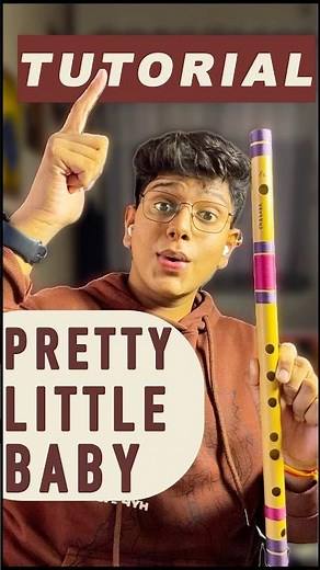 Pretty Little Baby FLUTE TUTORIAL | Flute notation | Flute lesson | Flute notes for Beginners