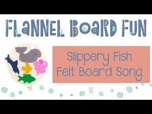 Ocean Octopus and Slippery Fish Felt Board Song For Preschool Circle Time and Library Storytime