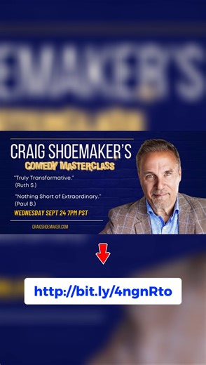 Why take a Comedy Masterclass from me? Well… I’ve only been doing this for 40 years, sold out theaters worldwide, named “Comedian of the Year” by American Comedy Awards, performed for 4 U.S. Presidents, and I’m a thirst trap…of talent. On Sept 24, I’m pulling back the curtain for an exclusive, one night Zoom masterclass to show YOU how to write jokes, crush on stage (or the boardroom), become the funniest person in any room, AND find your voice! Spots are limited, so sign up now: http://bit.ly/4