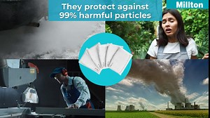 PM 2.5 Filters Activated Carbon Filters 5 Layers Replaceable Filters (100 pcs)