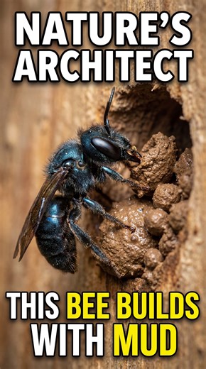The Micro Universe on Instagram: "🐝 20 MILLION watched the Leaf Cutter Bee 🐝 Now meet the bee that builds with something completely different... MUD 🏗️ Not pollen. Not nectar. Just pure mud. And what it creates is INCREDIBLE. Watch the Mason Bee build perfect chambers one mud ball at a time 👇 This is nature's tiny architect in action. (After this... you'll never look at bees the same way) TAG someone who loves satisfying nature videos! 💬 FOLLOW for the Potter Wasp next - it creates ACTUAL P