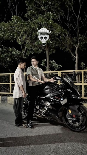 Bhootni ka dar 💀| Ghost vs BMW S1000RR 😍| #bmws1000rr #viralvideo |