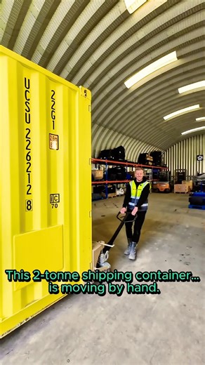 The Best Way to Move a Shipping Container (Without a Forklift)