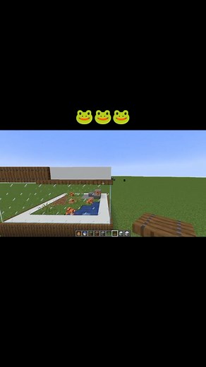 Frog House in Minecraft #minecraft #gaming #minecraftbuilding #minecrafttutorial #frogs