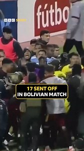 510K views · 1.8K reactions | Chaos in the Copa Bolivia. There were unsavoury scenes after this game, with fights breaking out between opposing players and staff. | Match of the Day | Facebook