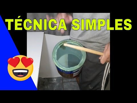 Como fazer um tambor de lata com pele de garrafa pet - Repinique - Fábrica do Barulho