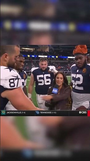 Cowboys’ player SLUGS reporter with Thanksgiving Turkey after cowboys beat Chiefs 31-28