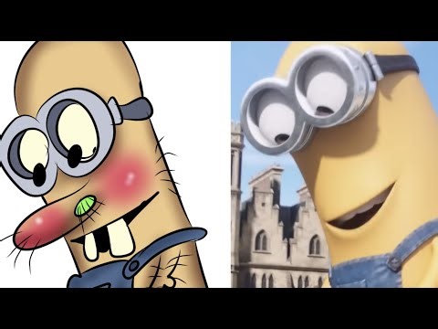 minions drawing meme - giant minion scene -bob minions- minions cartoon ✍️ drawing meme