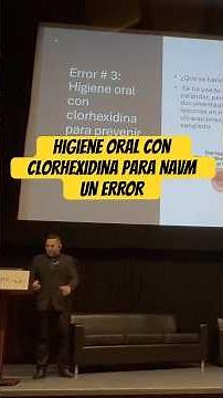 Higiene oral con clorhexidina para prevenir Neumonía asociada al ventilador, UN ERROR #enfermeria