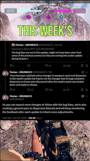 BF6 Devs Break Silence on Weapon Bugs #shorts
