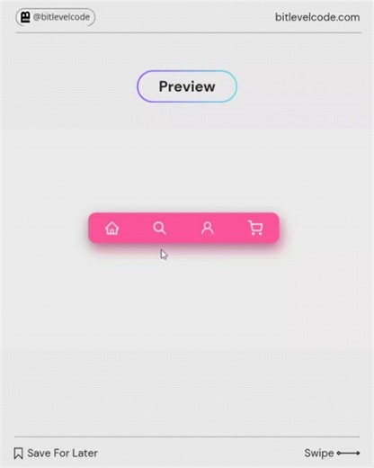 bitlevelcode on Instagram: "Minimal Menu using HTML and CSS 🤩 Comment "HTML" for a Small Cheat sheet for FREE . . . Hope You Find It Helpful.❤ Enjoy our Content and Ask Your Doubts in Comment.⁉️ If you love this Content then Follow Us and Share with Your friends 👉 Follow: @bitlevelcode Site : bitlevelcode.com ❤ Double Tap 👨‍🎓 Tag A Friend ❤Like the Post 🌐Save This Post For Later 🔔Turn on Post Notifications Hashtags: #bitlevelcode #htmlcssjs #fronte