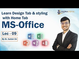 Mastering MS Word: Design Tab & Styling with Home Tab