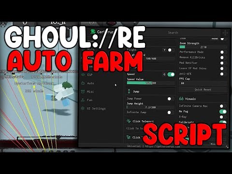 [🔥RELEASE] GHOUL://RE Script Auto Farm, Kill Aura, Auto Parry - Roblox 2025