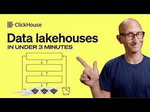Data lakehouses (in under 3 minutes)
