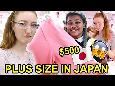 $500 JAPANESE PLUS SIZE HAUL *yikes* | SHOPPING FOR PLUS SIZE CLOTHING IN TOKYO 2019