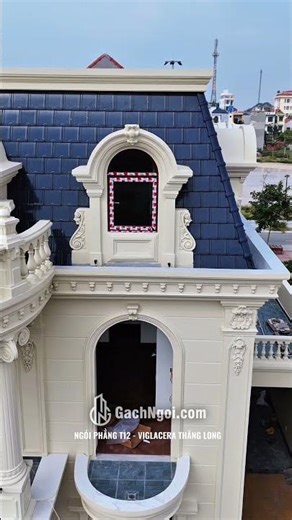 Ngói lợp cao cấp T12 Viglacera Thăng Long cho công trình biệt thự