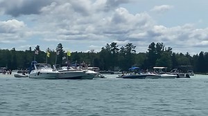 The sandbar at Torch Lake is already filling up with boaters celebrating the 4th of July weekend! 4TH OF JULY EVENTS: https://upnorthlive.com/news/local/northern-michigan-communities-plan-fourth-of-july-events | UpNorthLive