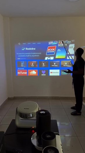 Experience the Magic of the Flick K1 Rechargeable Projector