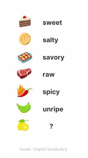 💬 Can you name the last one? Describing Food in English #learningenglish