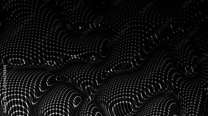 Abstract Waving lines Background Loop 4k animation of an abstract fractal digital lines background