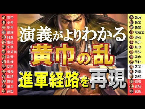 【三国志演義】黄巾の乱をわかりやすく解説【顔グラアニメーション】