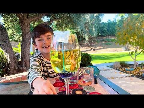 DIY Lava Lamp in a Glass! STEM Experiment for Kids