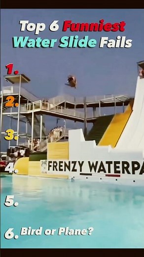Top 6 Funniest Water Slide Fails Ranked