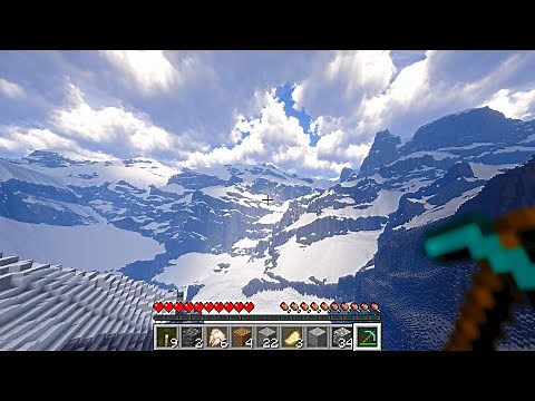 Ultra realistic 4K MINECRAFT - Distant Horizons 512 chunks + IterationT 3.2.0