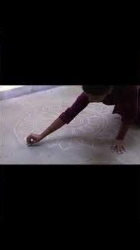 Rangoli in India - Floor Art Jhoti Chita Part 1