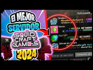 ✔️The BEST SERVER to play SQUID CRAFT GAMES🦑 non-premium 2024
