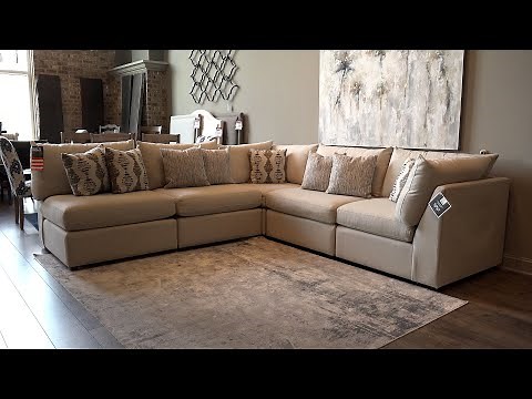 Bassett Beckham 5 Piece Modular Sectional