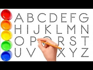 Count 1234, ABCD, ABC dotted line learning, ABC phonics song, A to Z Alphabets Song, Preschool