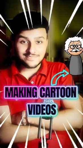 Make Cartoon Videos in 5 Minutes🔥#Shorts #Animation #Cartoon