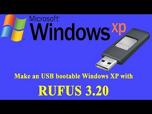 Create an USB Bootable Windows XP with Rufus ver. 3.20 Software #computersupportcs