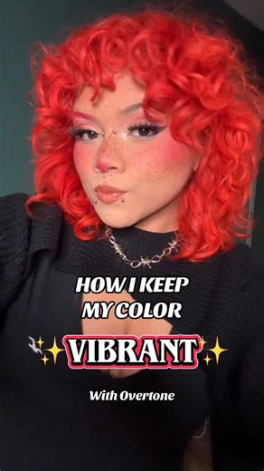 💖 Blush Princess 💖 | #AD How I keep my hair looking SO VIBRANT & HYDRATED using @overtonecolor 🍒❤️✨ Their Hair mask & color conditioner duo are SO BOMB & make... | Instagram