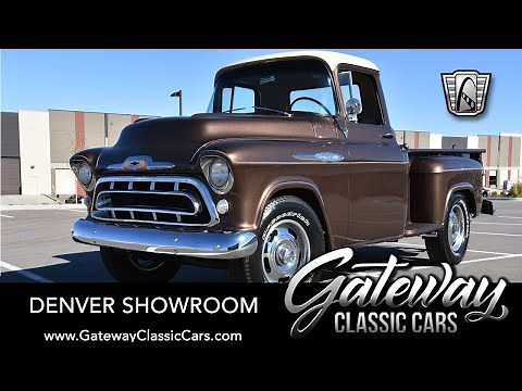 1296-DEN 1957 Chevrolet Apache Gateway Classic Cars Denver