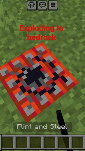 Exploding to bedrock