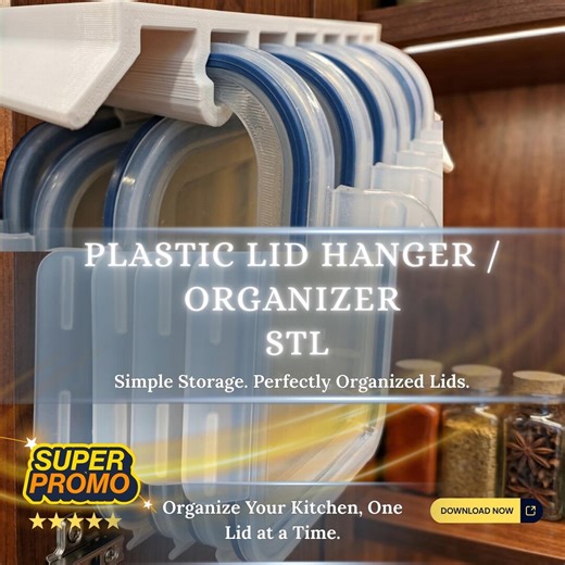 Ikea 365  Plastic Lid Hanger / Organizer – Smart Kitchen Storage Solution (STL File) - Etsy