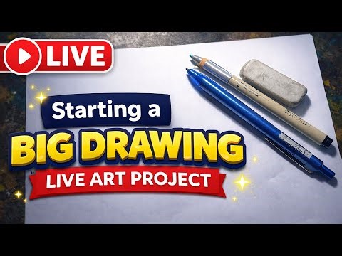 🔴 LIVE Evening Drawing Session 🎨 | Relax & Chill