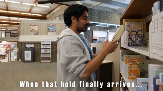 Fullerton Public Library on Instagram: "That indescribable feeling Don't forget to pick up your holds at the Main Library, they're waiting for you! #fullerton #fullertonpubliclibrary #jonhamm"