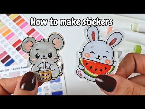 How to Make Stickers at Home | 2 Methods!