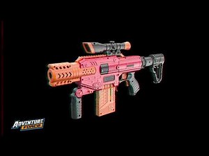 Adventure Force Spectrum Motorized Dart Blaster in RED!