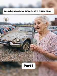 Restoring Abandoned Citroën DS 19 (1955) | Full 4K ASMR Restoration