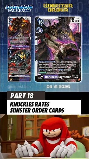 Part 18 | Sinister Order Cards