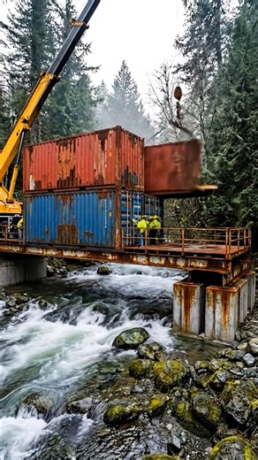 A Modern Cabin Floating Above the River | DIY & Crafts