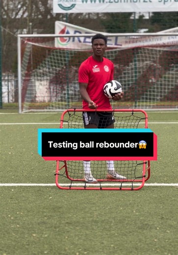 Testing a Ball Rebounder for Football Training