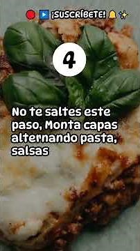 ¡El Secreto de una Lasaña Perfecta! 🧀 Jugosa, Cremosa y con un Gratinado Irresistible